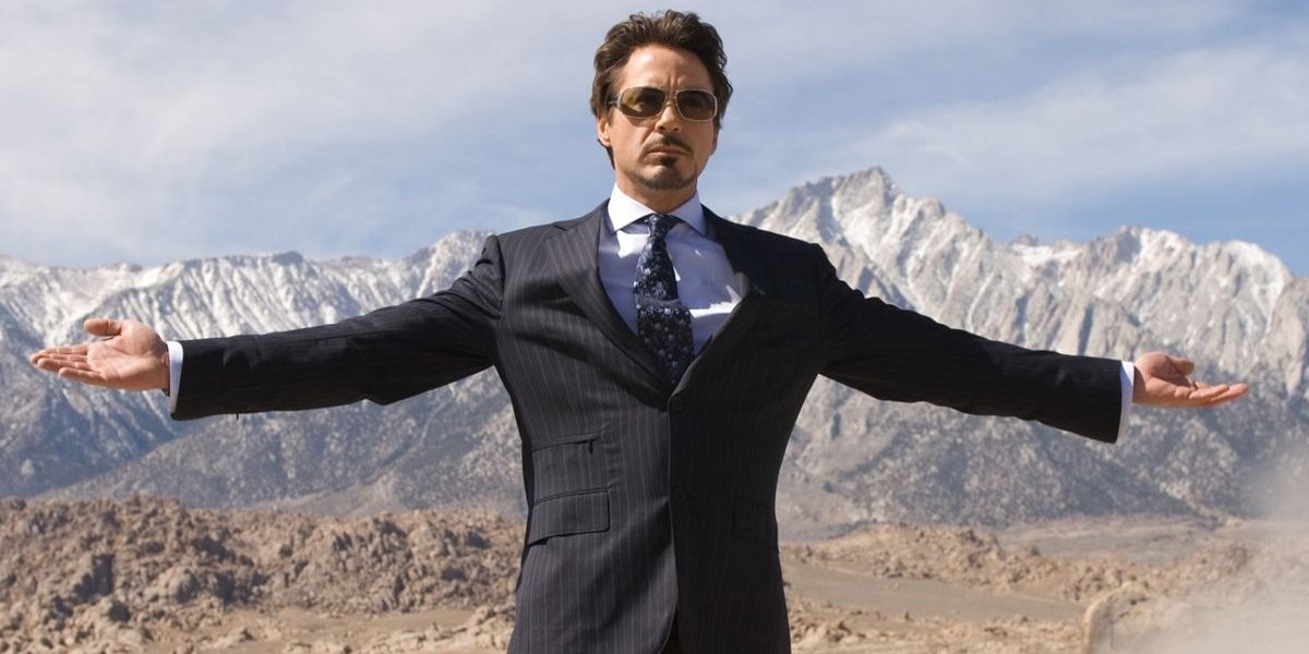 Robert Downey Jr. in Iron Man (2008).