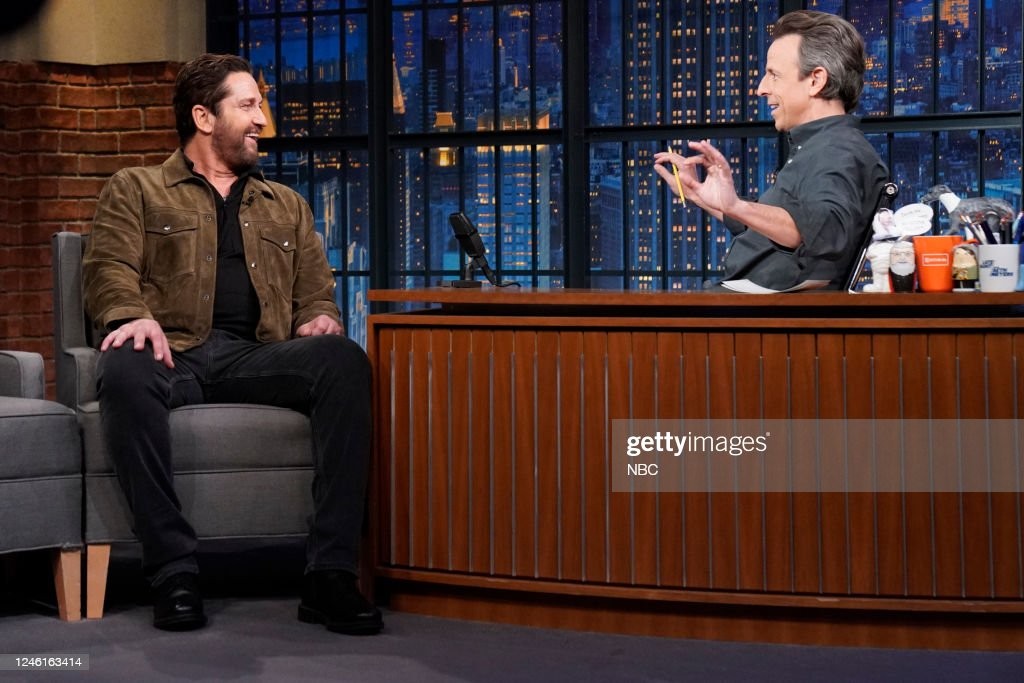 Gerard Butler on Late Night With Seth Meyers