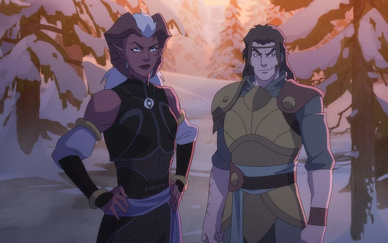 Best Adult Animated Shows on Prime Video Right Now (2026), Ranked 26 Zahra (Mary Elizabeth McGlynn) and Kashaw (Will Friedle)