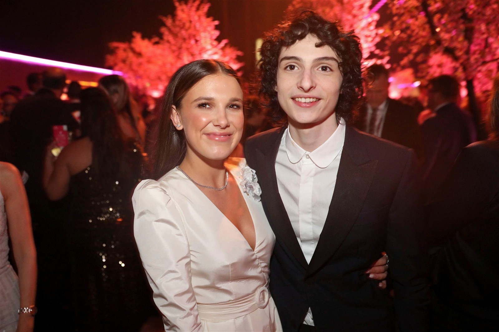 Millie Bobby Brown and Finn Wolfhard