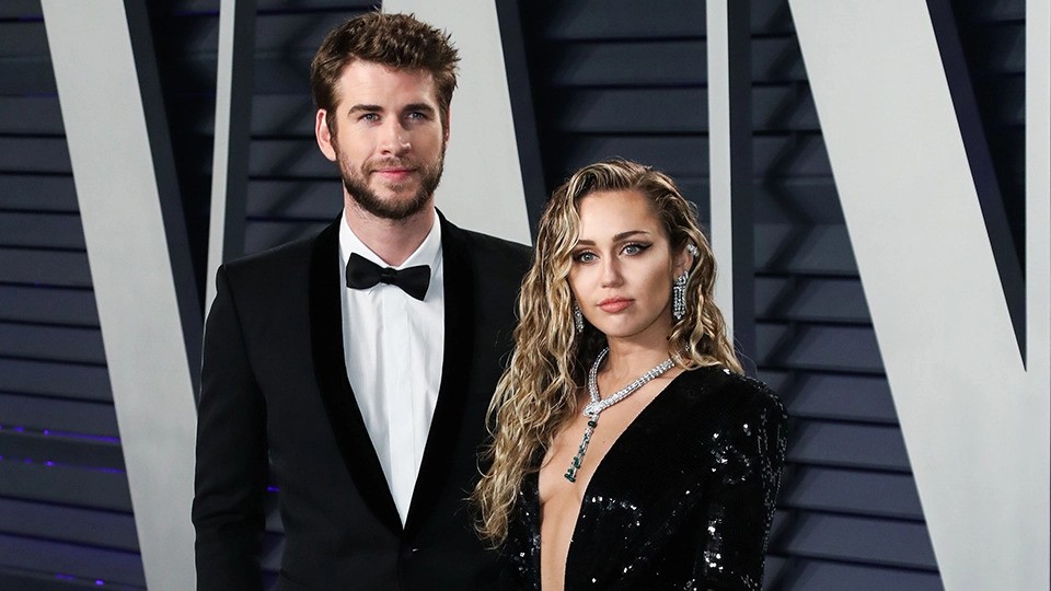 Miley Cyrus and Liam Hemsworth on 2019's Vanity Fair