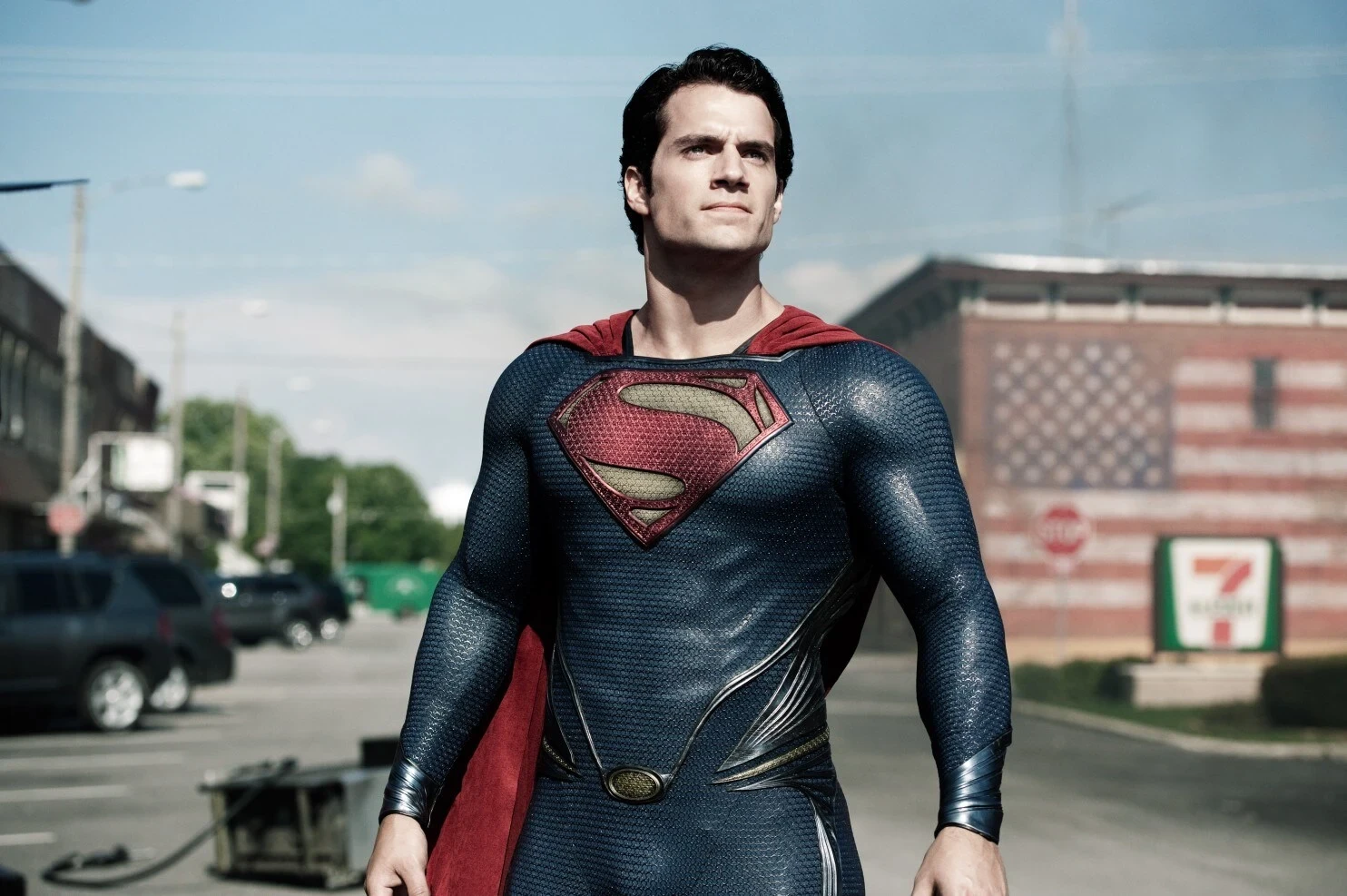 Henry Cavill as and in Man of Steel.