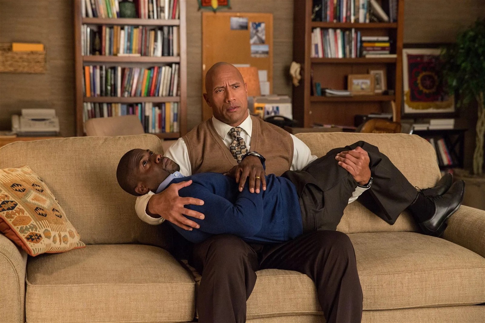 The Rock and Kevin Hart on Central Intelligence