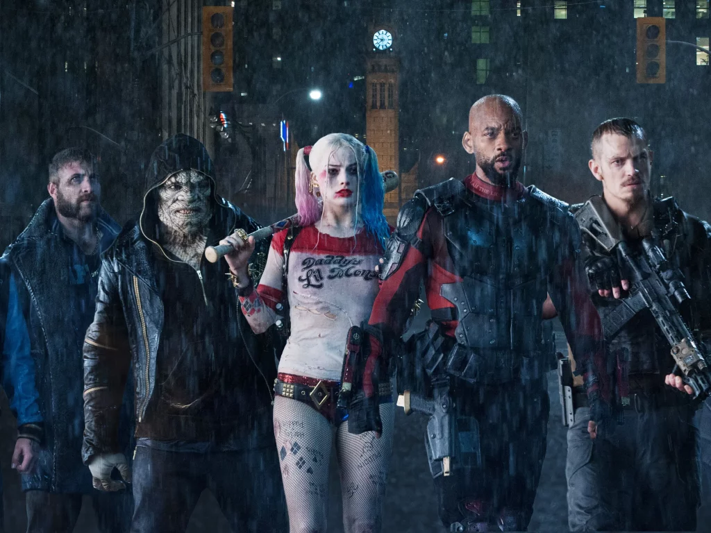 A still from David Ayer's Suicide Squad (2016).