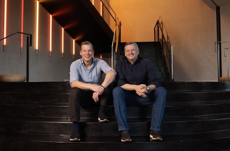 Netflix co-CEOs Greg Peters and Ted Sarandos