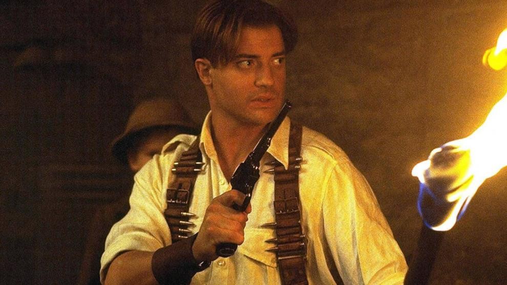 Brendan Fraser as Rick O'Connell in The Mummy (1999).
