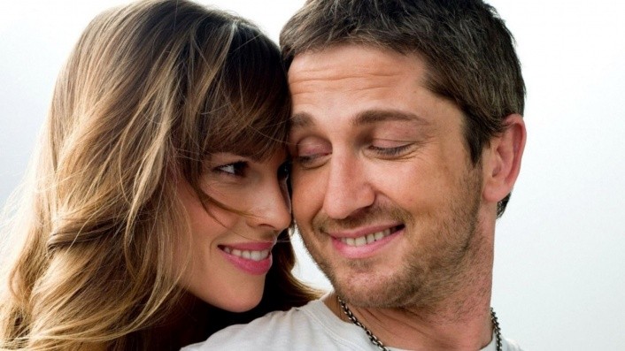 Gerard Butler and Hilary Swank in P.S. I Love You