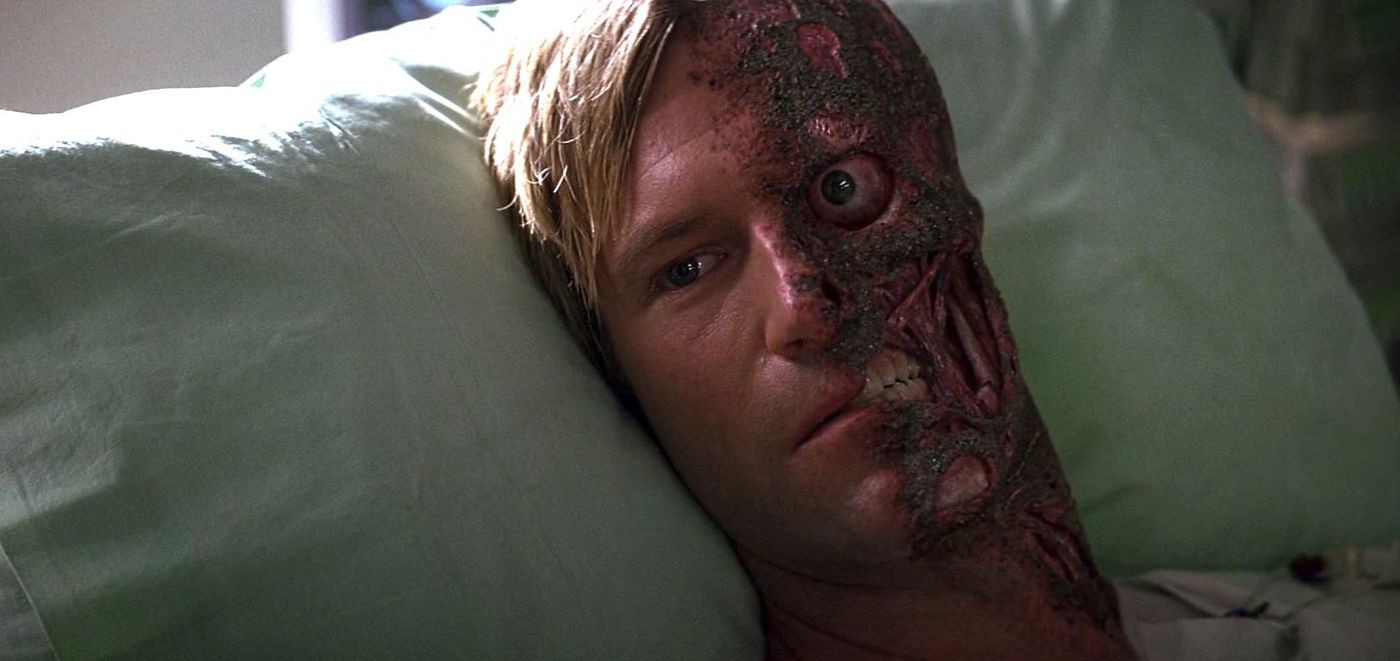 Aaron Eckhart as Two Face