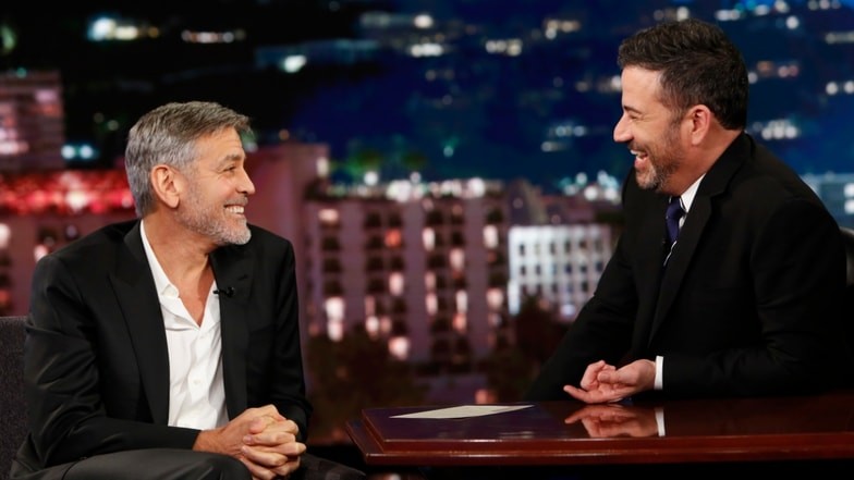 George Clooney and Jimmy Kimmel
