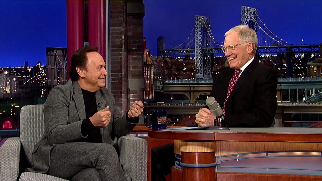 Billy Crystal and David Letterman