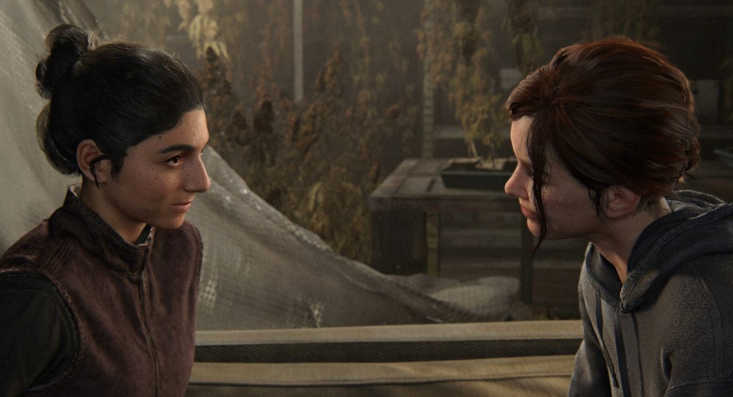 Ellie and Dina in The Last of Us 2 