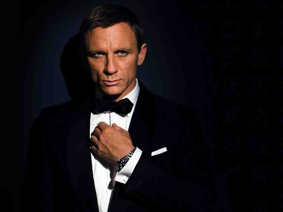 James Bond's Charming look