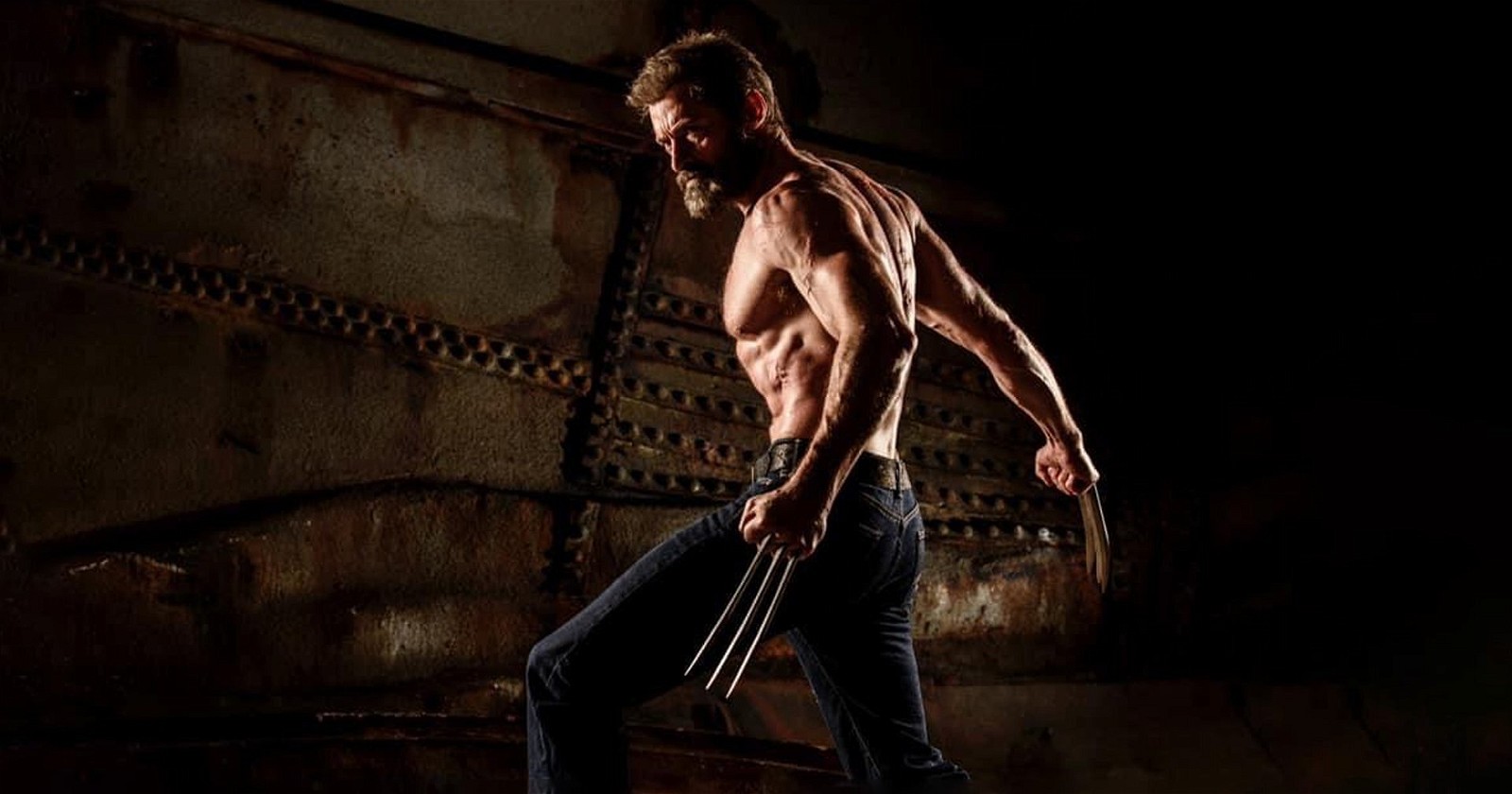 Hugh Jackman as Wolverine in the Fox Universe and the MCU.