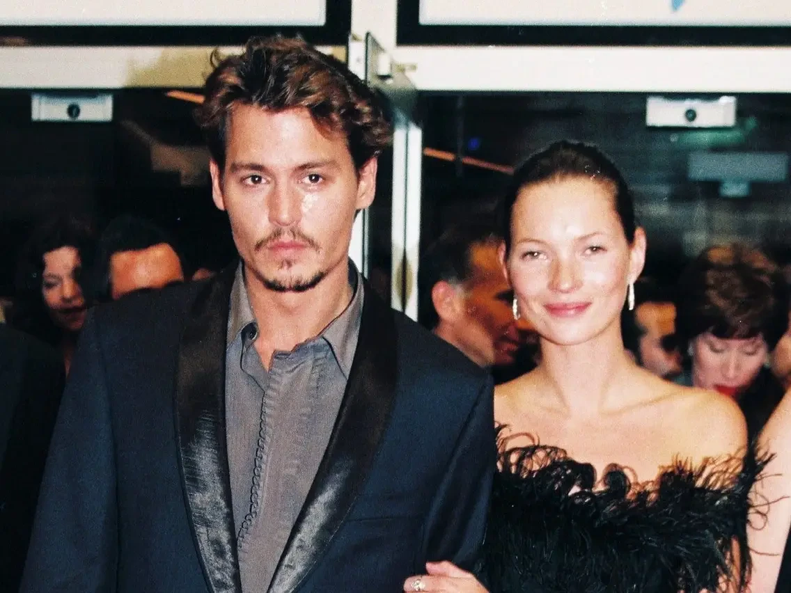 Johnny Depp and Kate Moss in the 90s