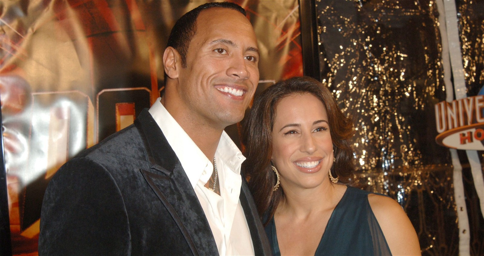 Dwayne Johnson with ex-wife Dany Garcia