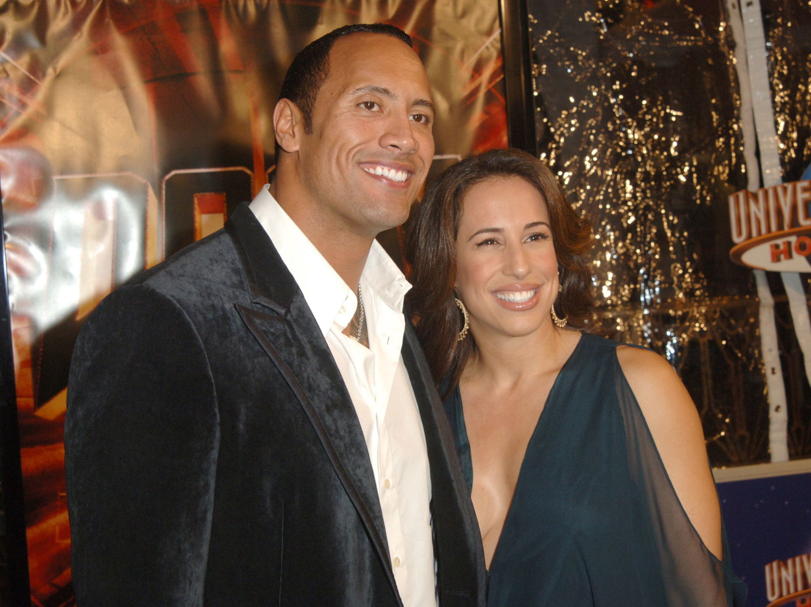 Dwayne Johnson with ex-wife Dany Garcia 