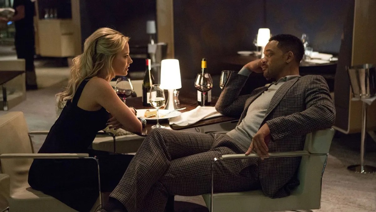 Margot Robbie and Will Smith in Focus (2015)