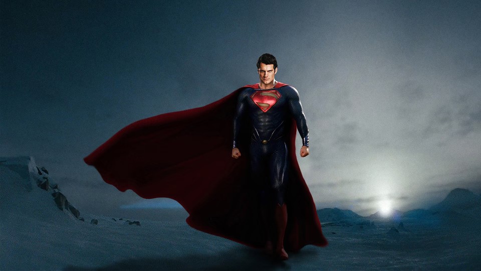 Henry Cavill as Superman in Man of Steel (2013).