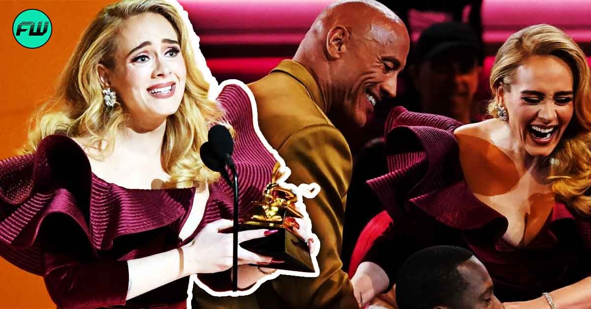 Adele Disses Dwayne Johnson at the Grammys By Saying She Never Met Him Despite The Rock's Staggering $800M Empire?