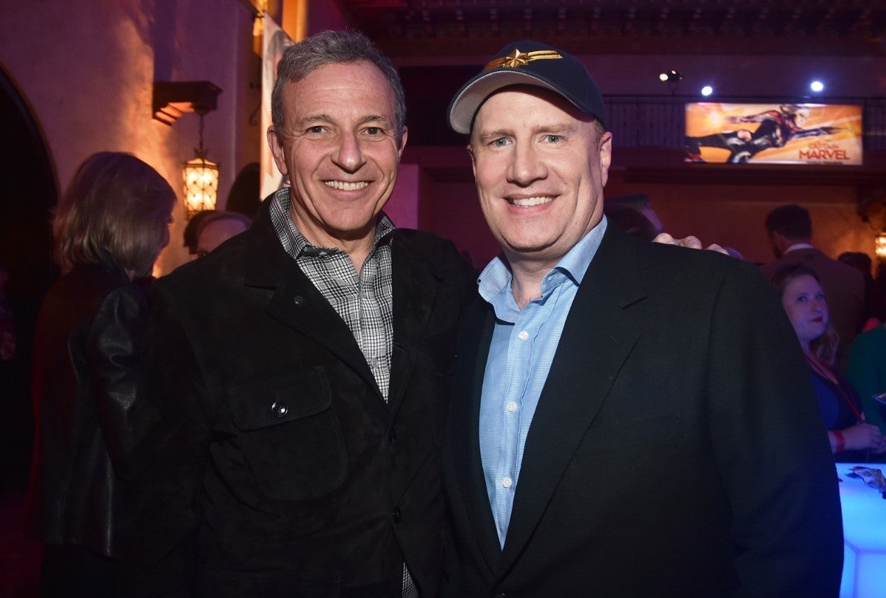 Bob Iger and Kevin Feige