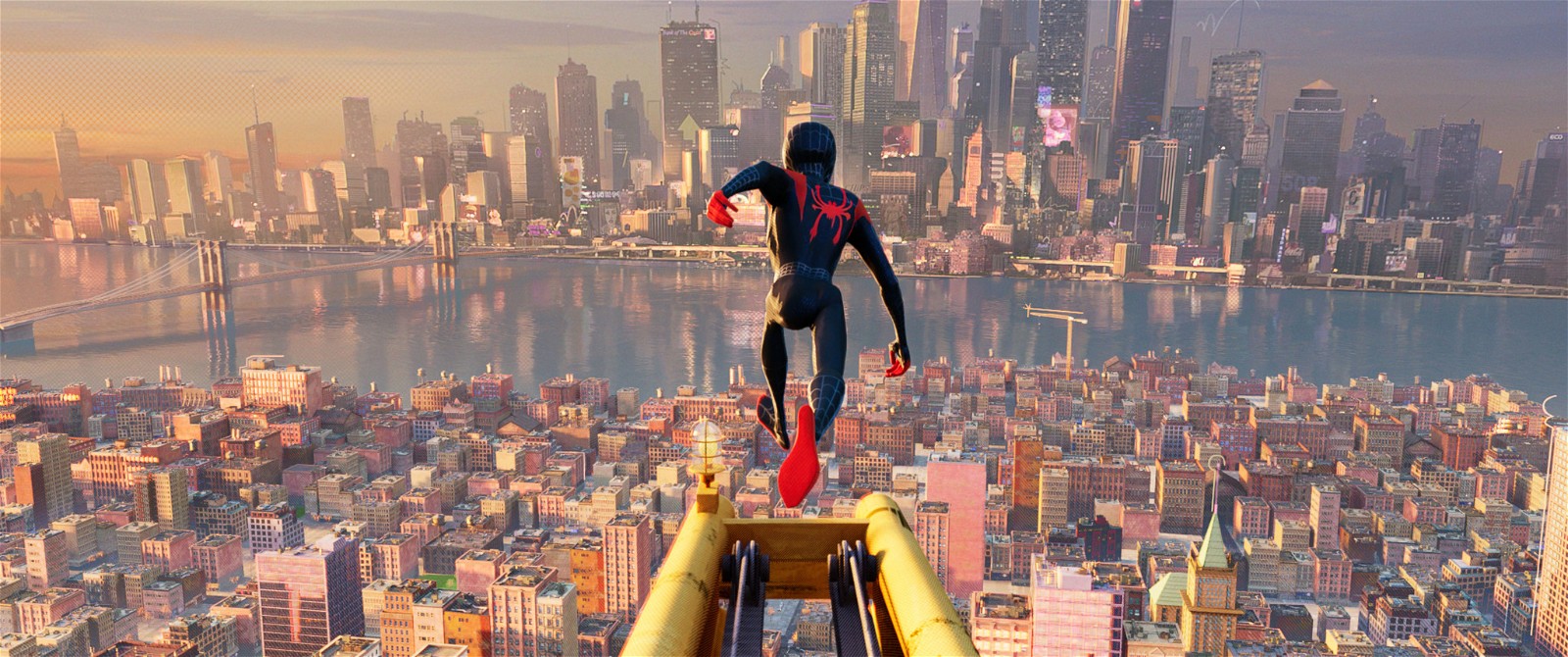 Miles Morales as Spider-Man in Sony Spider-Man: Into the Spider-verse. 