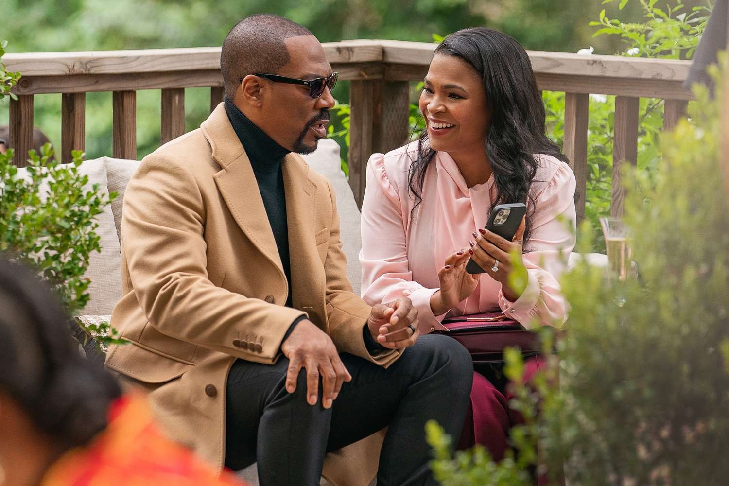 Nia Long with Eddie Murphy in Netflix's You People