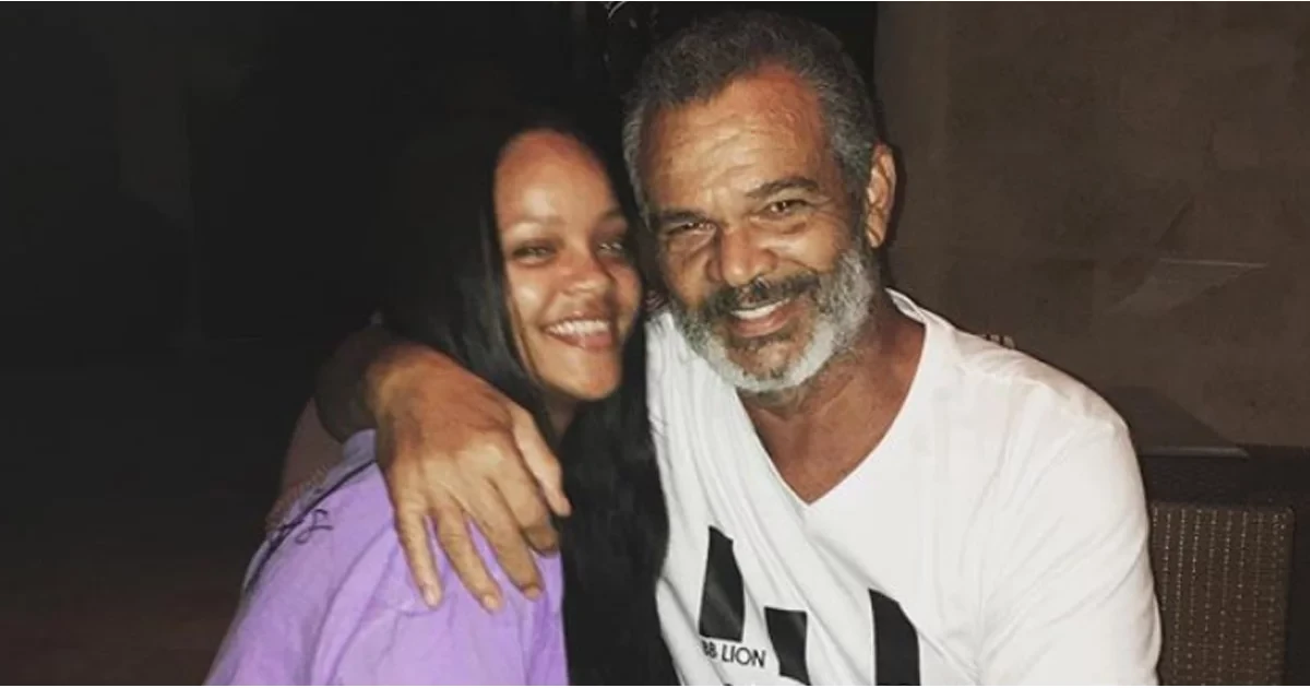 Rihanna with her Father