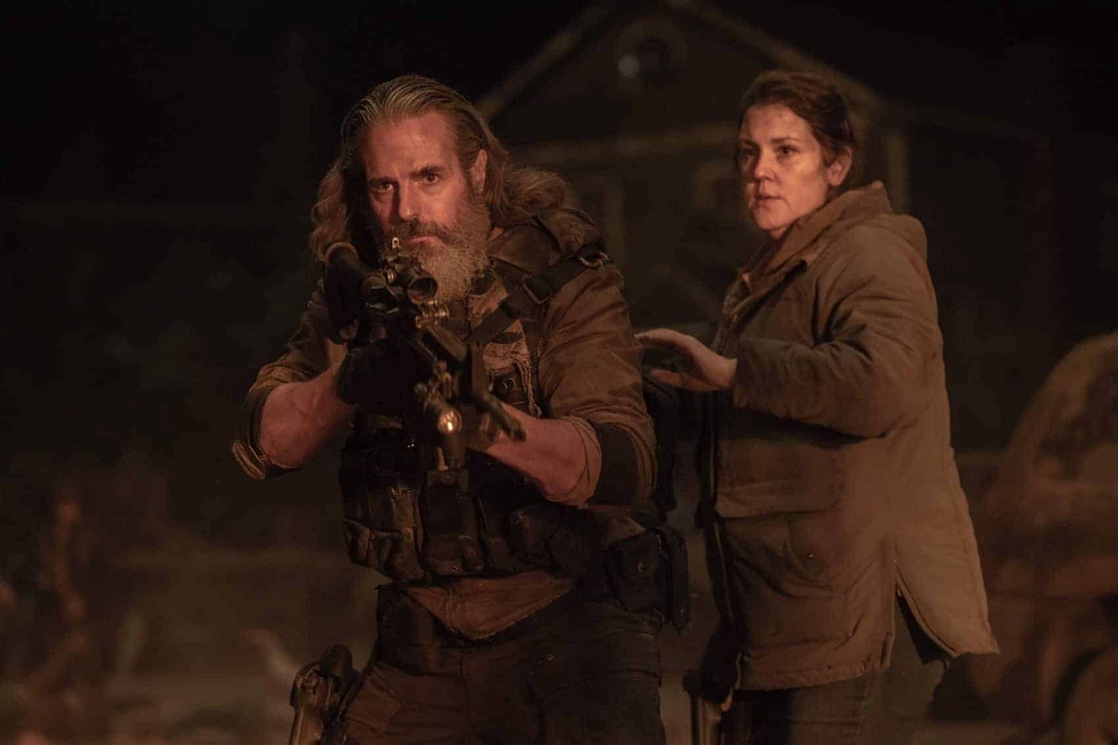 Jeffrey Pierce and Melanie Lynskey in The Last of Us Episode 5