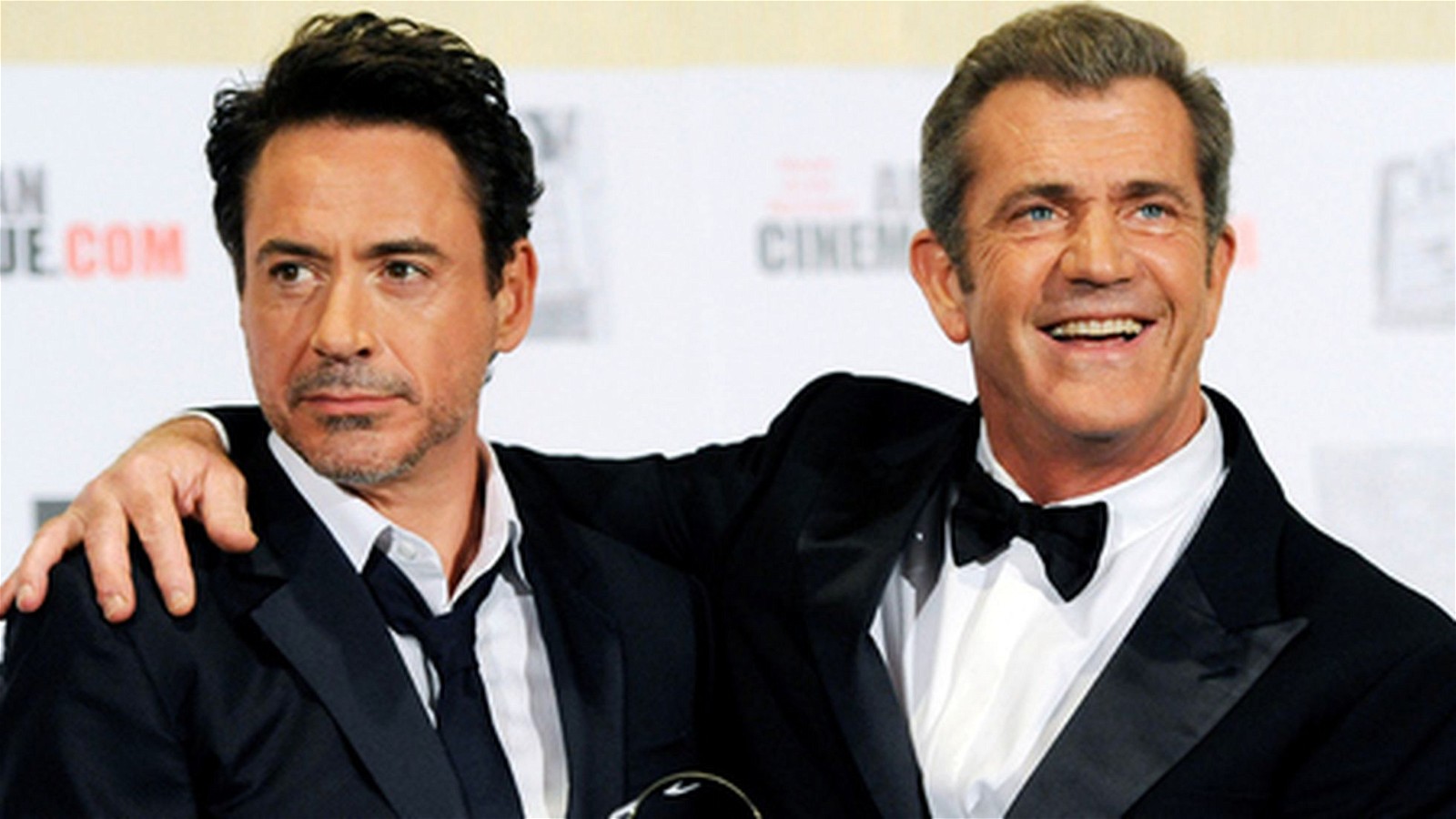 Robert Downey Jr. and Mel Gibson 