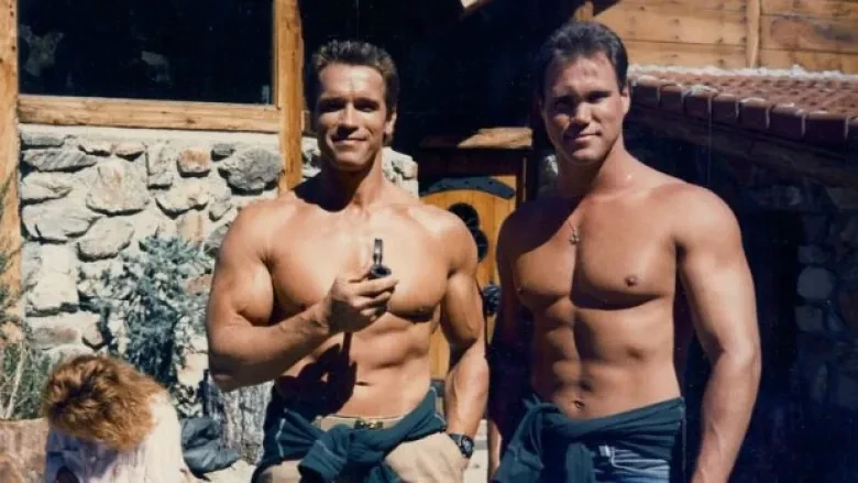 Peter Kent with Arnold Schwarzenegger