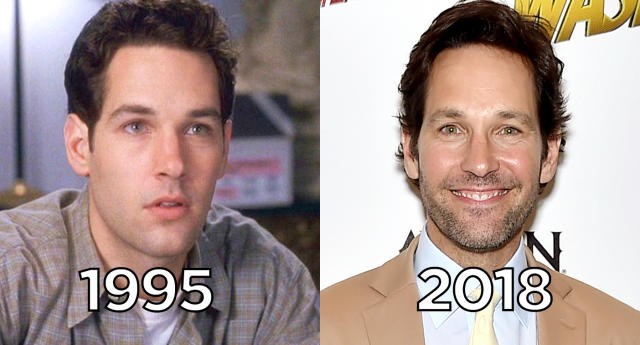 Paul Rudd throughout the years 