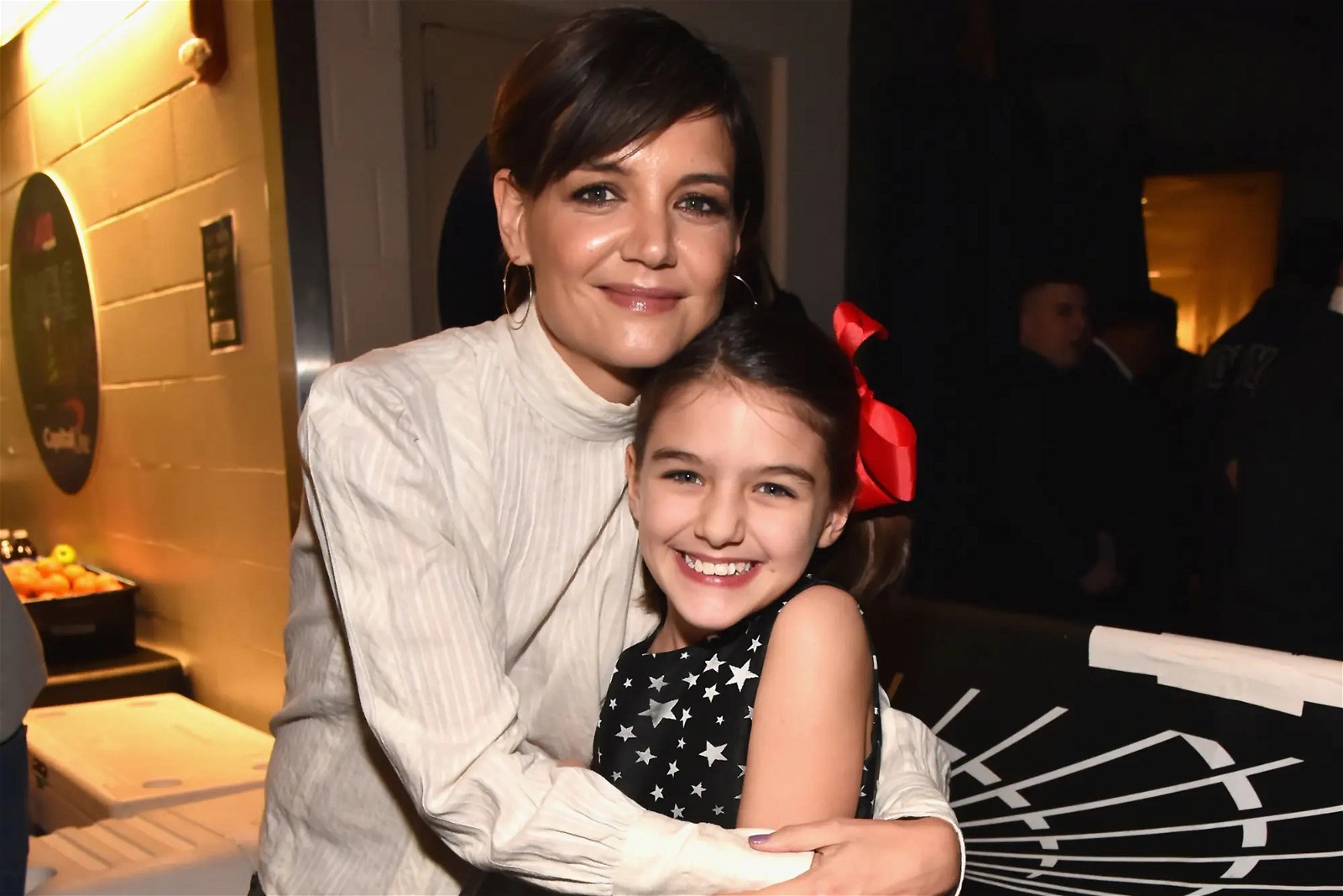 Katie Holmes with a young Suri Cruise