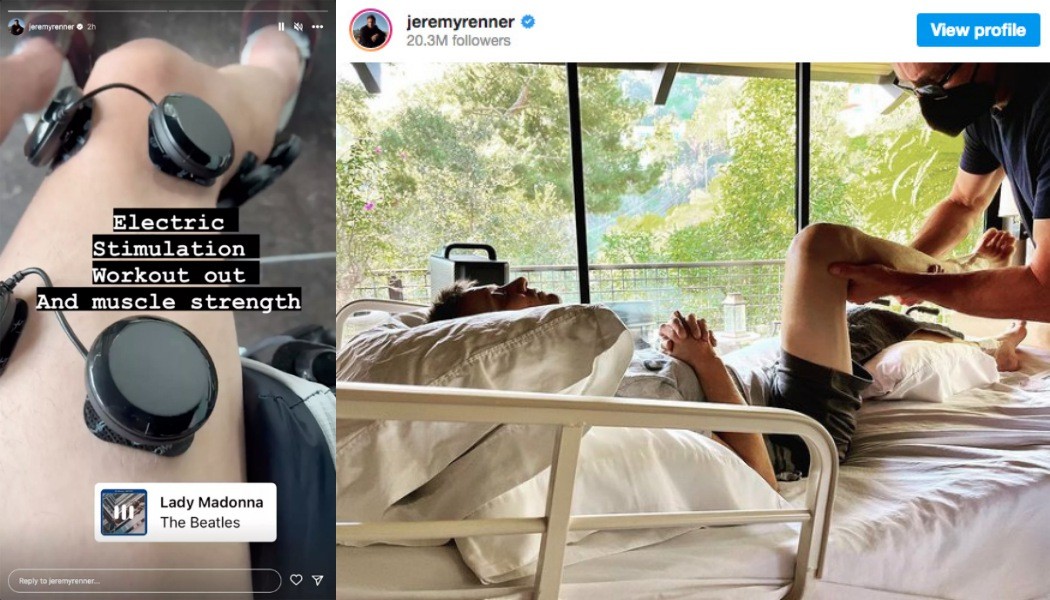 Jeremy Renner Leg Workout 1