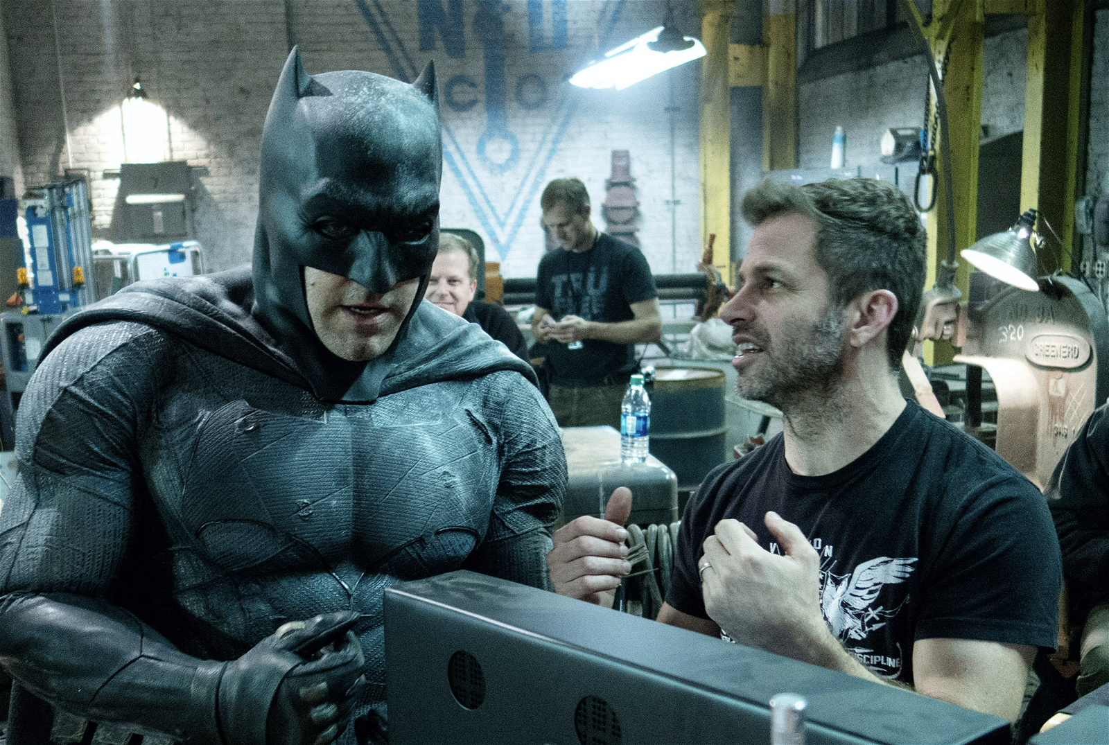 Zack Snyder directing the Snyder Cut