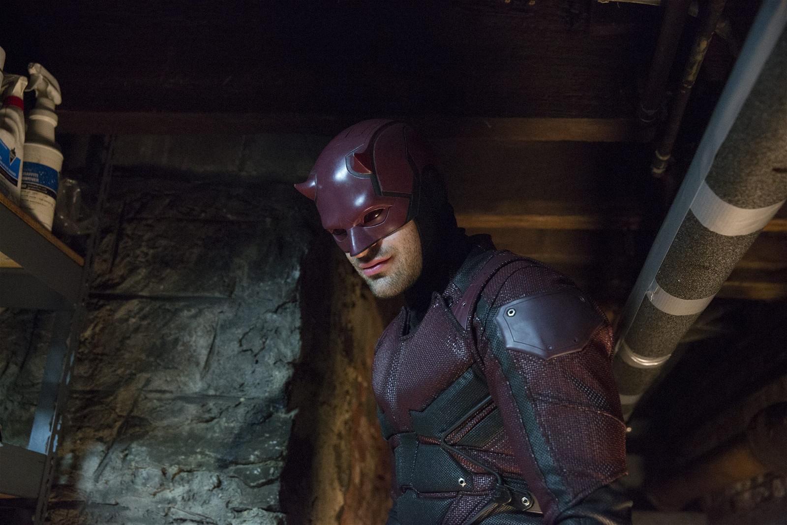 Charlie Cox in and as Daredevil 