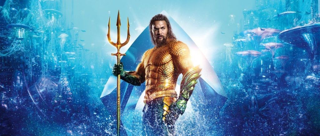 Jason Momoa in the Aquaman and The Lost Kingdom