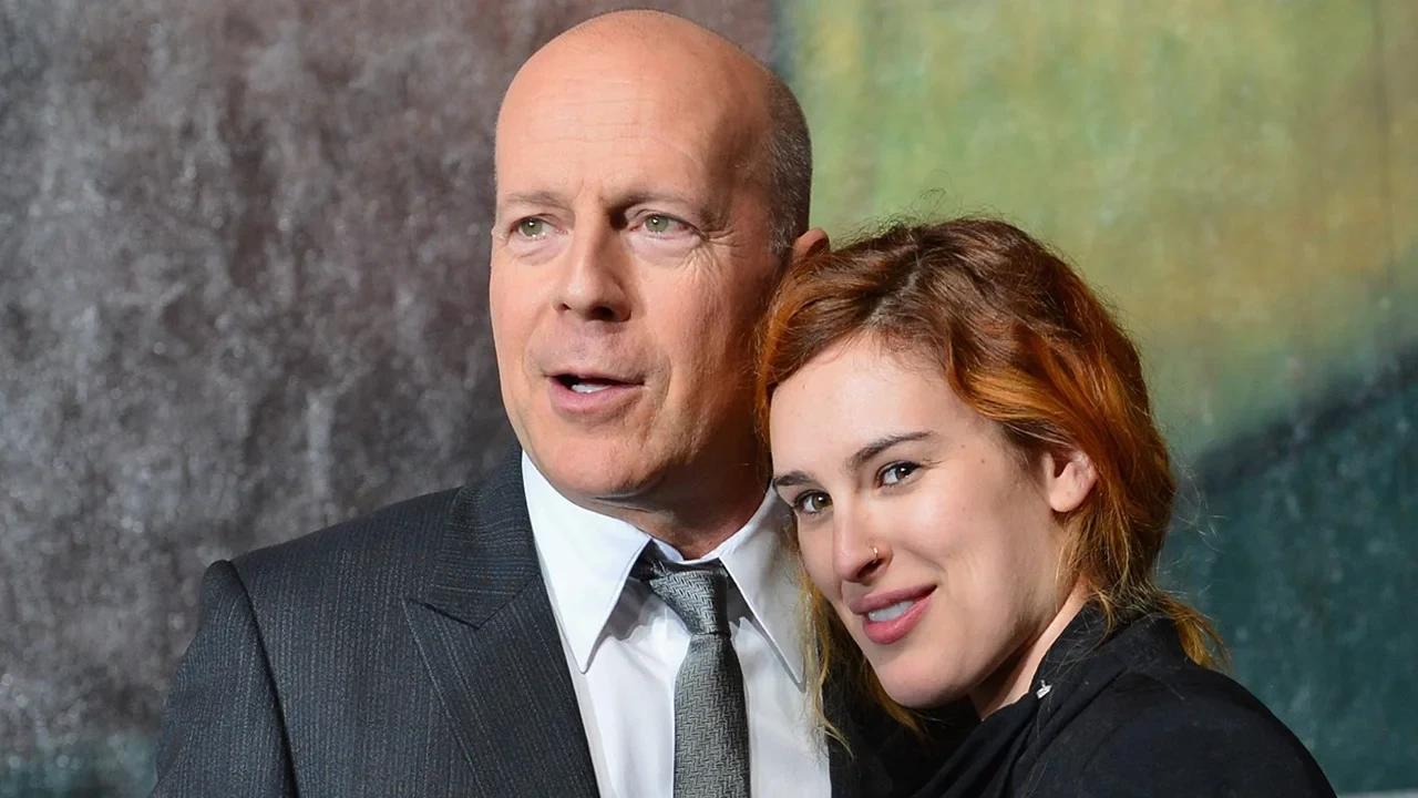 Bruce Willis with his daughter Rumer Willis