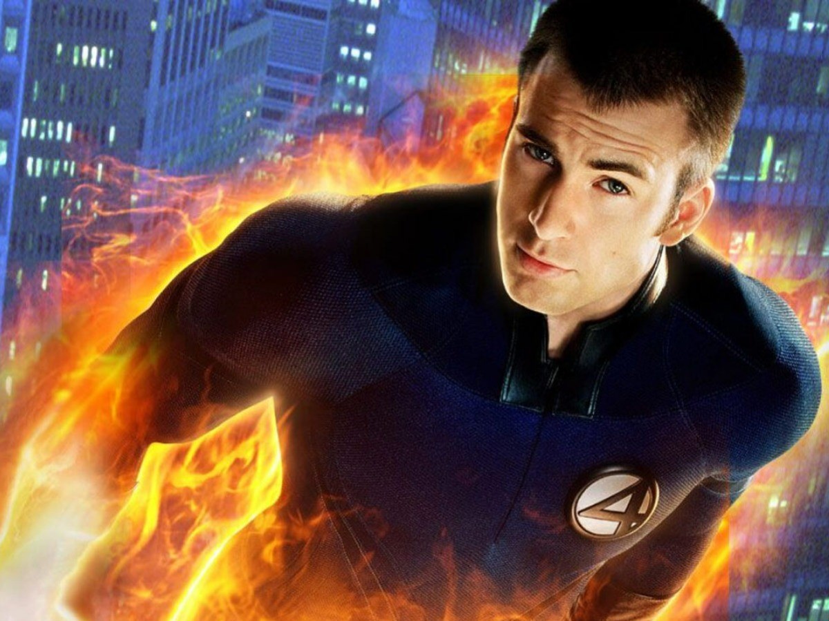 Chris Evans as the Human Torch