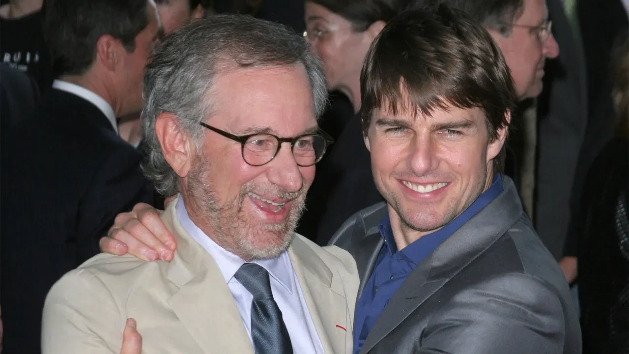 Tom Cruise along with Steven Spielberg