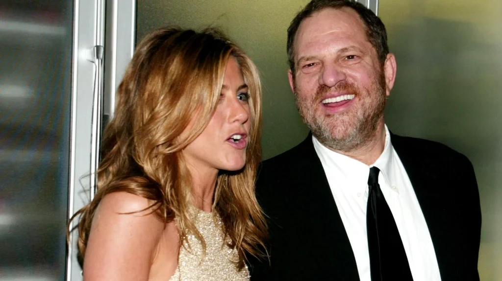 Jennifer Aniston and Harvey Weinstein