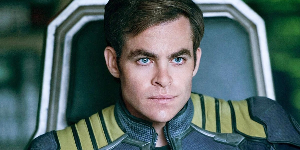 Chris Pine as Captain James T. Kirk in Star Trek