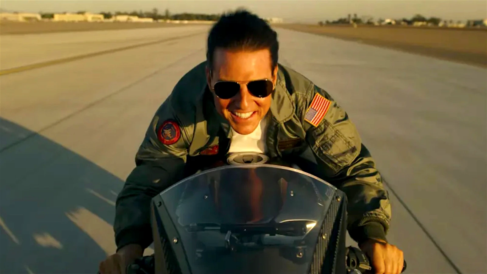 Tom Cruise as Pete 'Maverick' Mitchell in Top Gun: Maverick