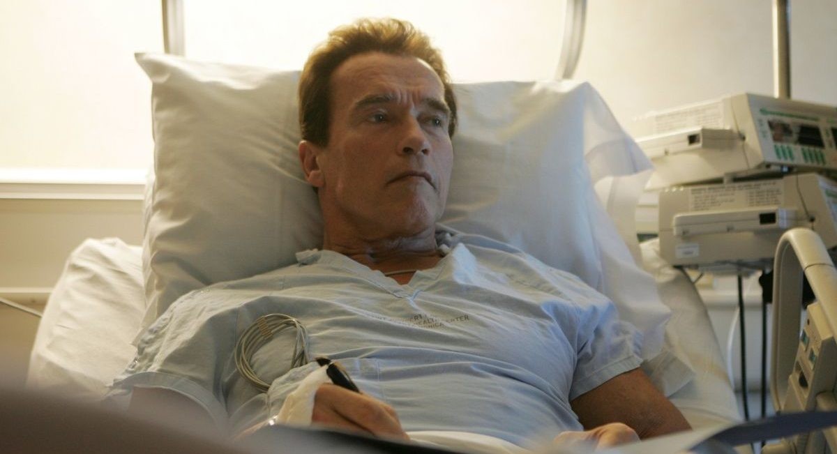 Arnold Schwarzenegger in hospital