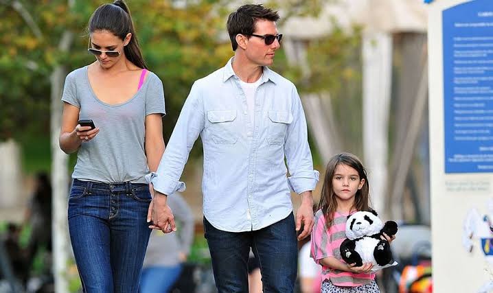 Tom Cruise with Katie Holmes and Suri Cruise