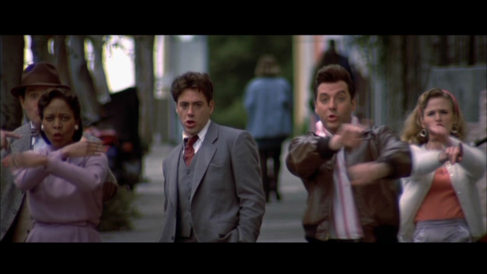Robert Downey Jr. and Tom Sizemore in Heart and Souls