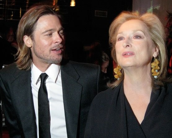 Meryl Streep and Brad Pitt