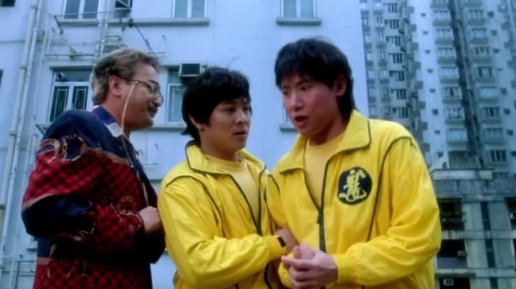 Frenkie wearing a jacket similar to Jackie Chan's
