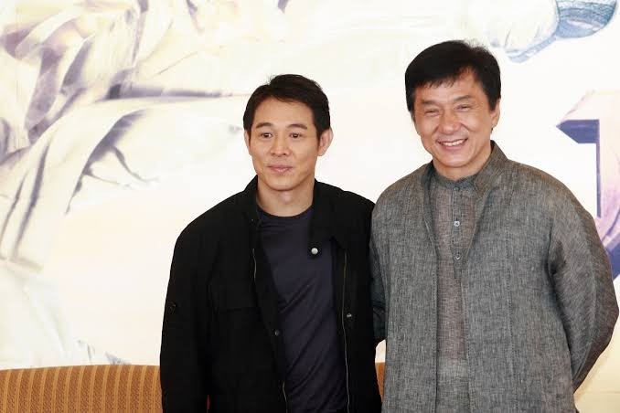 Jackie Chan and Jet Li