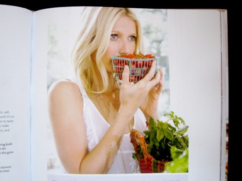Gwyneth Paltrow in My Father's Daughter cookbook