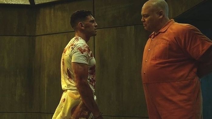 Jon Bernthal and Vincent D'Onofrio in Daredevil Season 2